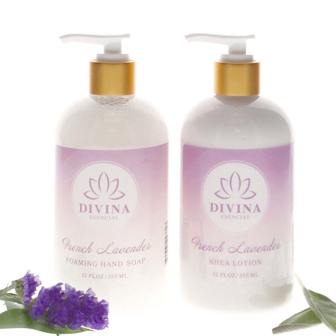 Divina Esencial Hand Soap & Shea Lotion French Lavender 2-Piece Set