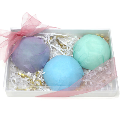 Shower Steamers, Set of 3 big fizzies, Cheer up Gift Set, Relaxing Gift Box